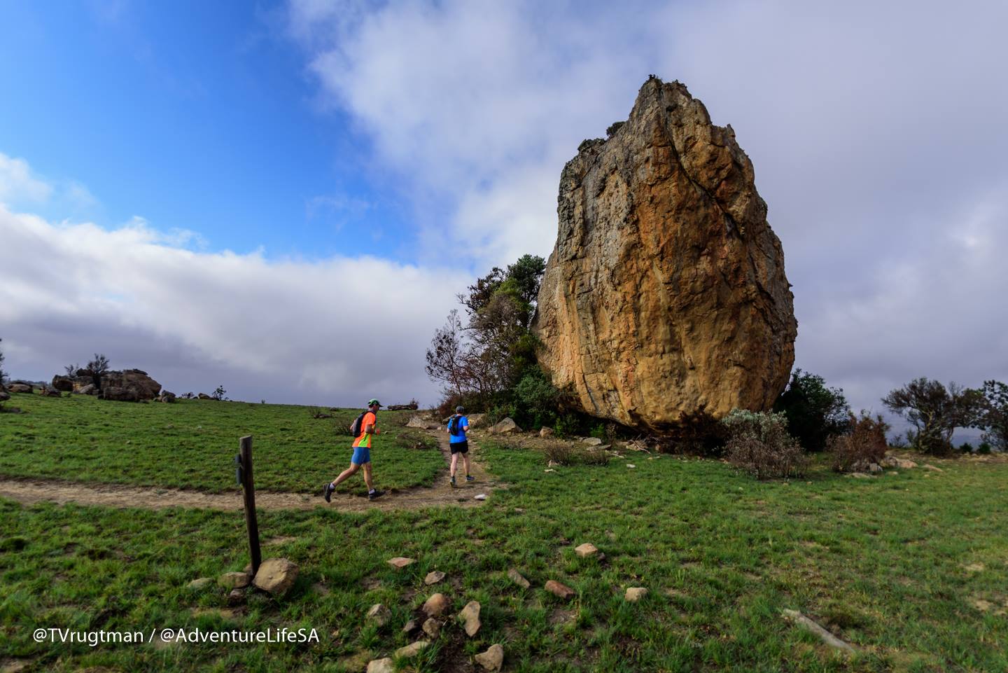 Rock On A Hiking Trail