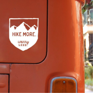 hike more worry less